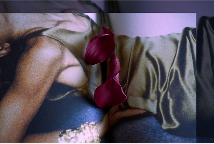woman laying down with sensual clothing