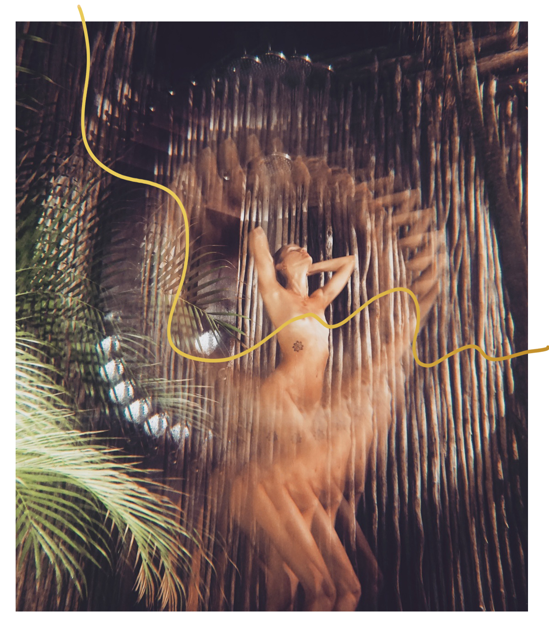 naked woman in painting
